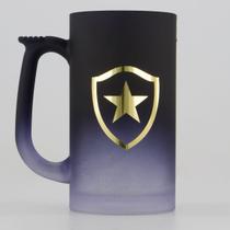 Caneca Botafogo Chopp Acrílico Preta