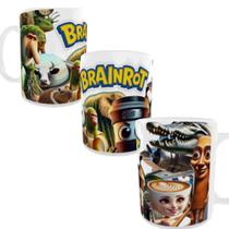 Caneca Brainrot para a Turminha