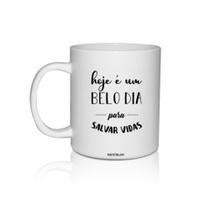 Caneca Branca 300Ml Personalizada - Salvar Vidas