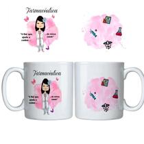 Caneca Branca 325ml arte profissão - farmaceutica - a flor que ajuda a cuidar da nossa saude 1 Caneca Branca 325ml arte profissão - farmaceutica - a flor que ajuda a cuidar da nossa saude 1