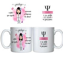 Caneca Branca 325ml arte profissão - piscologia - a flor que te ajuda a arrumar a bagunca da alma Caneca Branca 325ml arte profissão - piscologia - a flor que te ajuda a arrumar a bagunca da alma