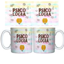 Caneca Branca 325ml arte profissão - piscologia - piscologia