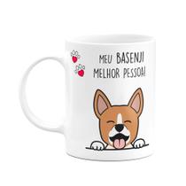 Caneca Branca 325ml - Meu Basenji, melhor pessoa! Caneca Branca 325ml - Meu Basenji, melhor pessoa!