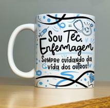 Caneca Branca 325ml - Sou Técnico Enfermagem