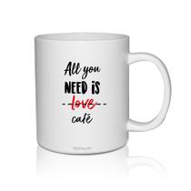 Caneca Branca All You Need Is Love Café 2 Caneca Branca All You Need Is Love Café 2