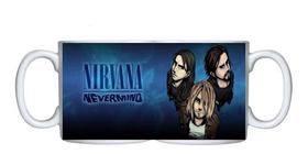Caneca Branca Bandas De Rock Nirvana Caricatura Desenho Caneca Branca Bandas De Rock Nirvana Caricatura Desenho