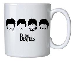 Caneca Branca Bandas De Rock The Beatles Logo Integrantes Caneca Branca Bandas De Rock The Beatles Logo Integrantes