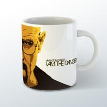 Caneca Branca Breaking Bad Logo Series Metanfetamina Filmes