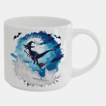 Caneca Branca Bucks de Porcelana 450ML DINOSSAURO HALLOWEEN BRUXAS 39