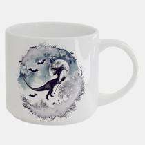 Caneca Branca Bucks de Porcelana 450ML DINOSSAURO HALLOWEEN BRUXAS 41