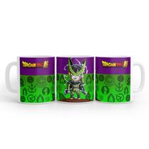 Caneca Branca Dragon Ball Cell Perfeito Cerâmica 325 Ml