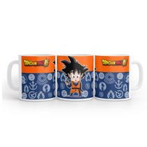 Caneca Branca Dragon Ball Goten Cerâmica 325 Ml