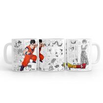 Caneca Branca Dragon Ball Mangá Gohan Base Cerâmica 325 Ml Caneca Branca Dragon Ball Mangá Gohan Base Cerâmica 325 Ml