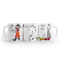 Caneca Branca Dragon Ball Mangá Goku Base Cerâmica 325 Ml Caneca Branca Dragon Ball Mangá Goku Base Cerâmica 325 Ml