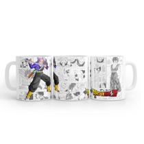 Caneca Branca Dragon Ball Mangá Trunks Base 2 Cerâmica 325 Ml Caneca Branca Dragon Ball Mangá Trunks Base 2 Cerâmica 325 Ml