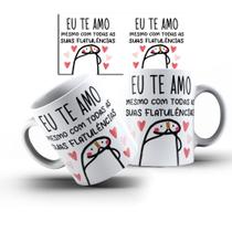 Caneca Branca Engraçada Flork Dia Dos Namorados