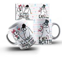 Caneca Branca Engraçada Flork Dia Dos Namorados