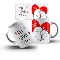 Caneca Branca Engraçada Flork Dia Dos Namorados