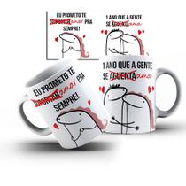 Caneca Branca Engraçada Flork Dia Dos Namorados