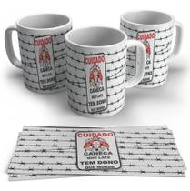 Caneca Branca Frases Que Late Tem Dono Que Morde Engraçadas