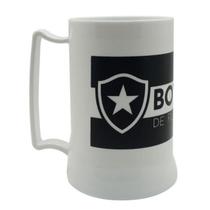 Caneca Branca Gel Isolante Térmico 400Ml - Botafogo