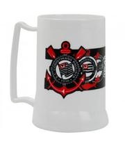 Caneca Branca Gel Isolante Térmico 400ml Corinthians