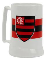 Caneca Branca Gel Isolante Térmico 400ml - Flamengo