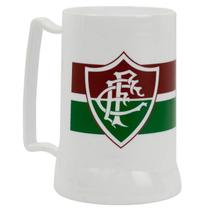 Caneca branca gel isolante térmico 400ml - fluminense