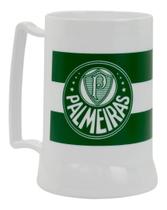 Caneca Branca Gel Isolante Térmico 400ml Palmeiras