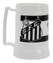 Caneca Branca Gel Isolante Térmico 400ml Santos