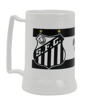 Caneca Branca Gel Isolante Térmico 400Ml - Santos