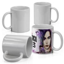 Caneca Branca Lisa Porcelana Sublimação 325ml - 12 unidades