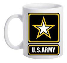 Caneca Branca Miltar Us Army Usa Policia Frases Logo Nypd