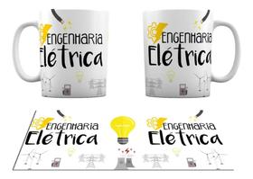 Caneca Branca Mimo Profissão Carreira Engenharia Elétrica Caneca Branca Mimo Profissão Carreira Engenharia Elétrica