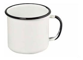 Caneca Branca N6 160ml Ágata Esmaltada Ewel