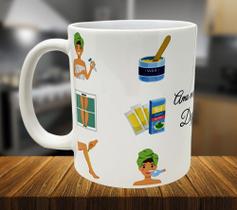 Caneca Branca Personalizada Amo Ser Depiladora