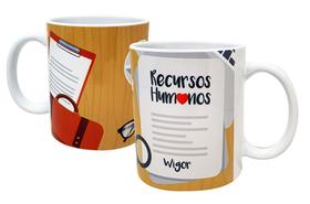 Caneca Branca Personalizada Carreira RH Recursos Humanos