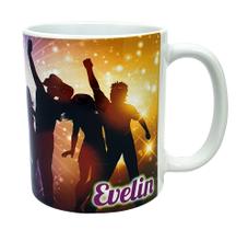 Caneca Branca Personalizada Dançarinos Dança na Discoteca Caneca Branca Personalizada Dançarinos Dança na Discoteca