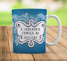 Caneca Branca Personalizada Frase Inspiracional