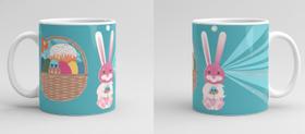 Caneca Branca Personalizada Páscoa Presente Para Amigo e Colecionável