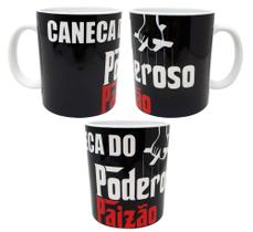 Caneca Branca Personalizada Presente do Poderoso Paizão