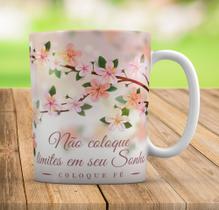 Caneca Branca Personalizado Porcelana Japão Floral Sakura Caneca Branca Personalizado Porcelana Japão Floral Sakura