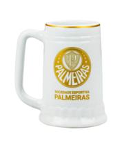 Caneca Branca Porcelana 500ml Palmeiras