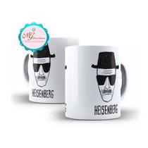 Caneca Branca Porcelana Breaking Bad Heisenberg