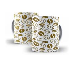 Caneca Branca Porcelana Café/Coffee + Caixinha Caneca Branca Porcelana Café/Coffee + Caixinha
