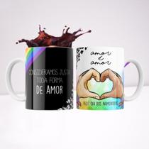 Caneca Branca Porcelana Especial Dia Dos Namorados + Caixinha Caneca Branca Porcelana Especial Dia Dos Namorados + Caixinha
