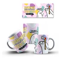 Caneca Branca Porcelana Flork Profissão Psicologia 1 Unidade 325ml + Caixinha