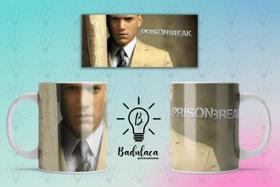 Caneca Branca Porcelana Serie Prison Break
