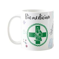 Caneca Branca Profissão Biomedicina