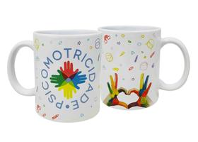 Caneca Branca Psicomotricidade Atividades Psicomotoras